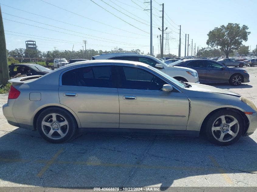 2004 Infiniti G35 VIN: JNKCV51E44M100489 Lot: 40668875