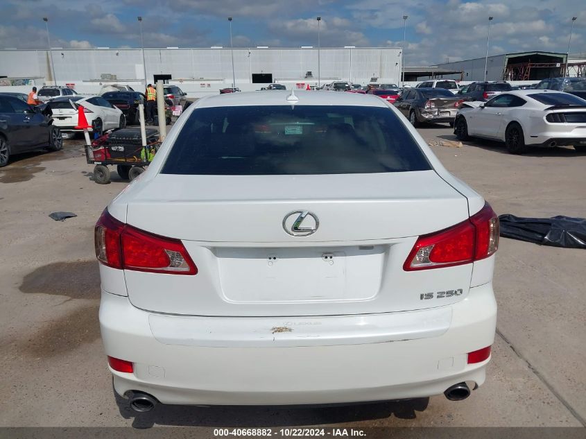 2013 Lexus Is 250 VIN: JTHBF5C27D5192428 Lot: 40668882