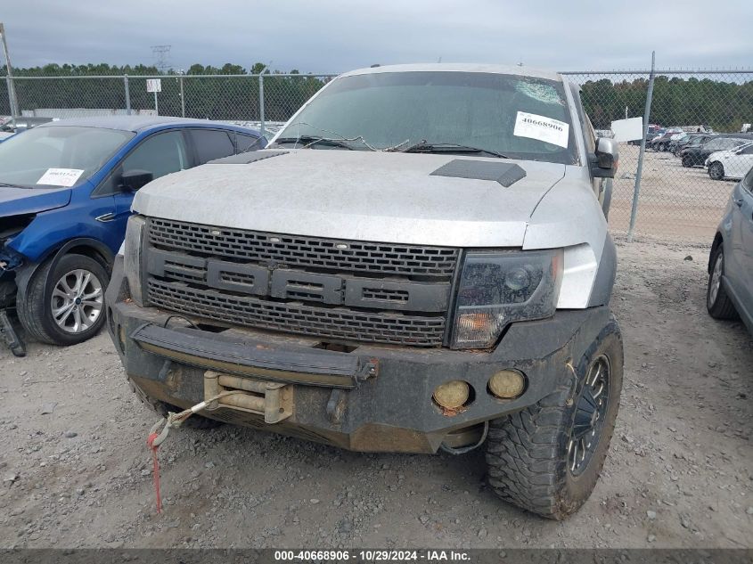 2013 Ford F-150 Svt Raptor VIN: 1FTFW1R68DFA42263 Lot: 40668906