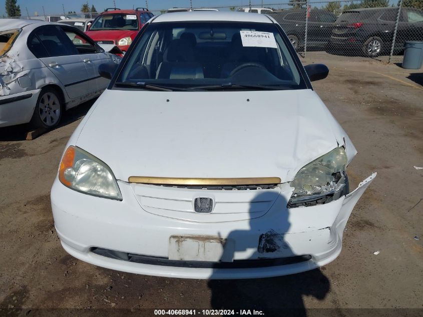 2003 Honda Civic Lx VIN: 2HGES16543H608453 Lot: 40668941