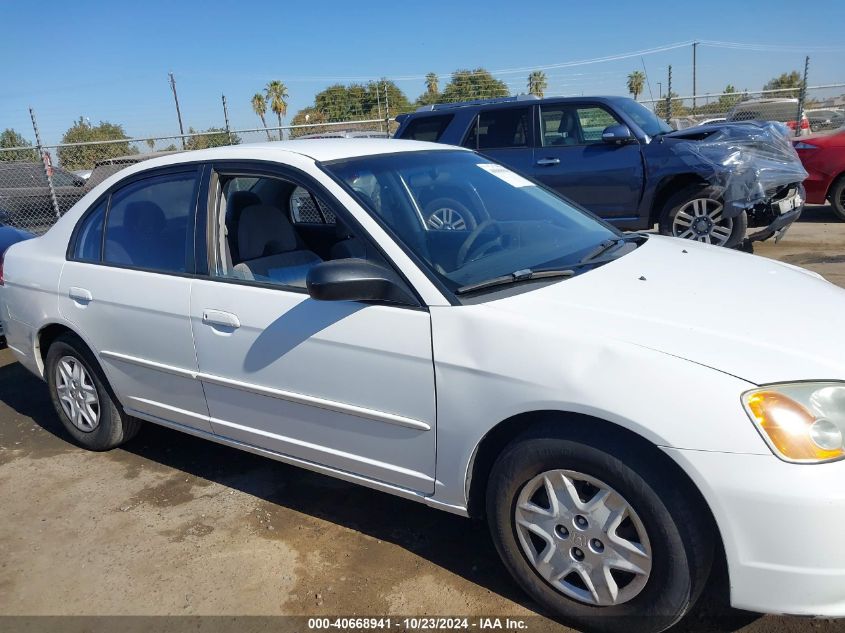 2003 Honda Civic Lx VIN: 2HGES16543H608453 Lot: 40668941