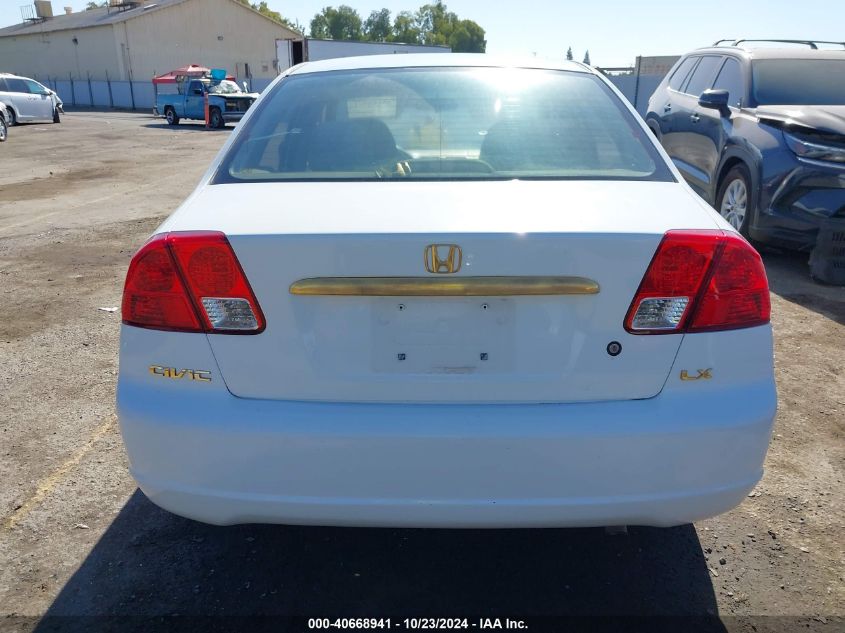 2003 Honda Civic Lx VIN: 2HGES16543H608453 Lot: 40668941