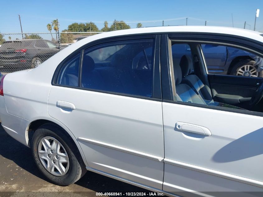 2003 Honda Civic Lx VIN: 2HGES16543H608453 Lot: 40668941