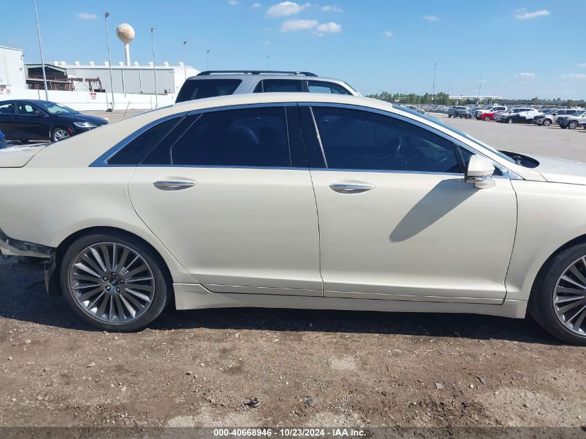 2014 Lincoln Mkz VIN: 3LN6L2GK1ER825455 Lot: 40668946