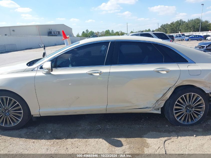 2014 Lincoln Mkz VIN: 3LN6L2GK1ER825455 Lot: 40668946