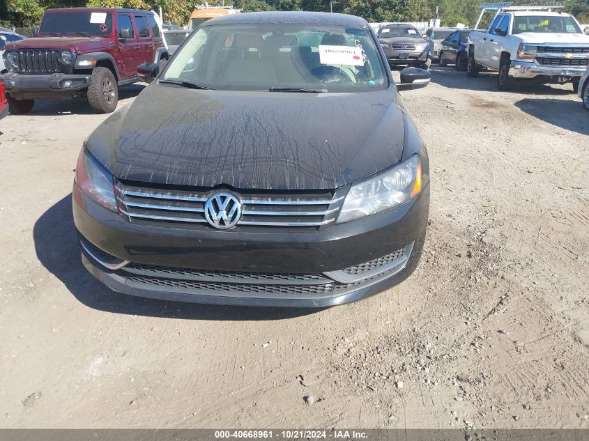 2013 Volkswagen Passat 2.5L Wolfsburg Edition VIN: 1VWAP7A33DC134908 Lot: 40668961