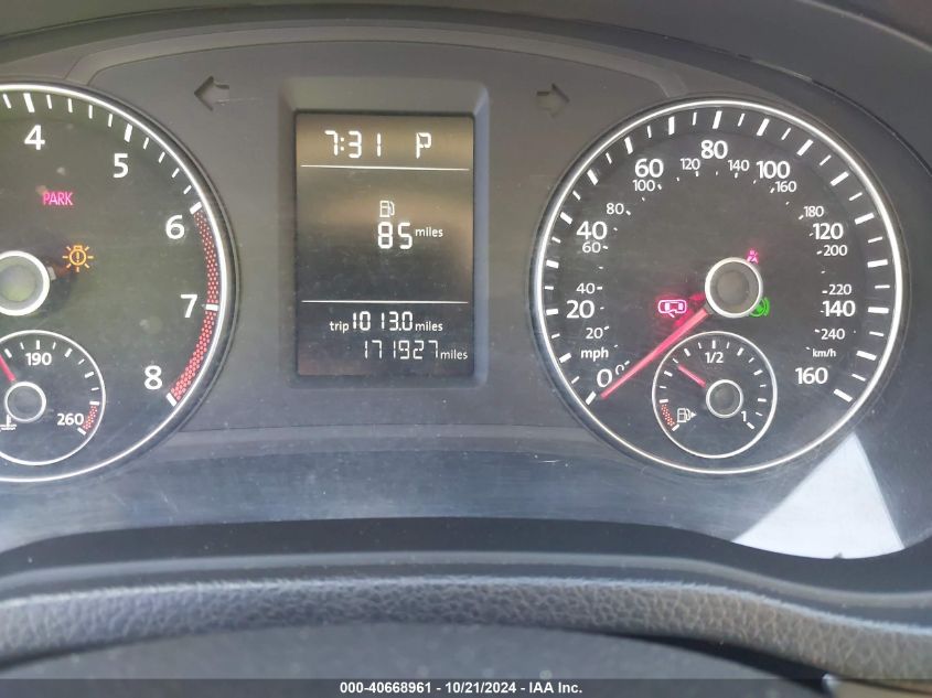 2013 Volkswagen Passat 2.5L Wolfsburg Edition VIN: 1VWAP7A33DC134908 Lot: 40668961