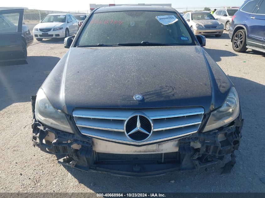 2013 Mercedes-Benz C 300 Luxury 4Matic/Sport 4Matic VIN: WDDGF8AB3DR291757 Lot: 40668984