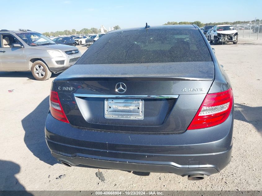 2013 Mercedes-Benz C 300 Luxury 4Matic/Sport 4Matic VIN: WDDGF8AB3DR291757 Lot: 40668984