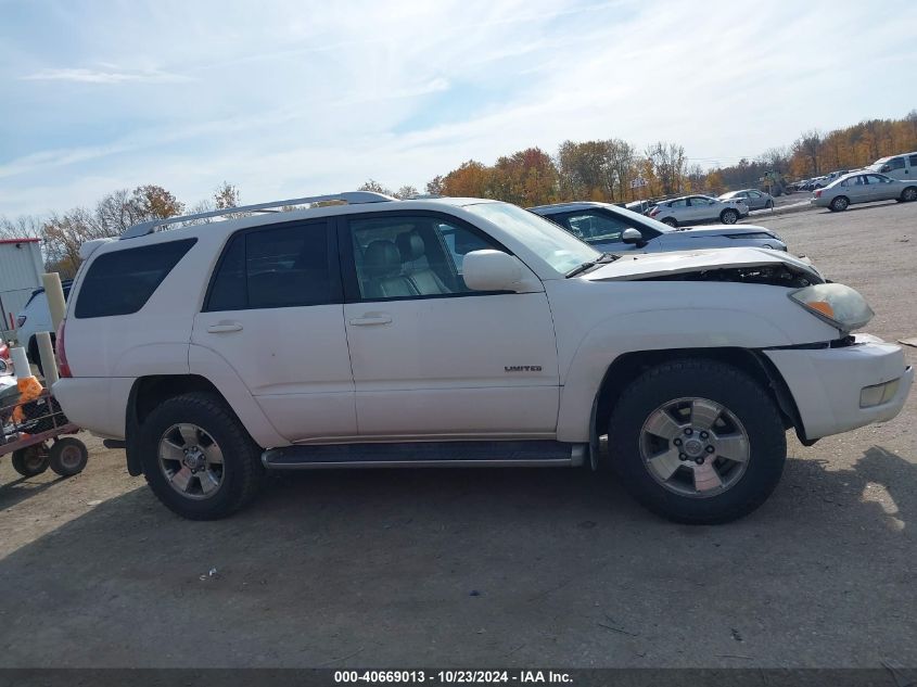 2004 Toyota 4Runner Limited VIN: JTEZT17R140017464 Lot: 40669013