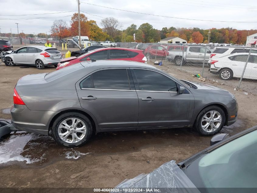 2012 Ford Fusion Se VIN: 3FAHP0HAXCR321663 Lot: 40669025