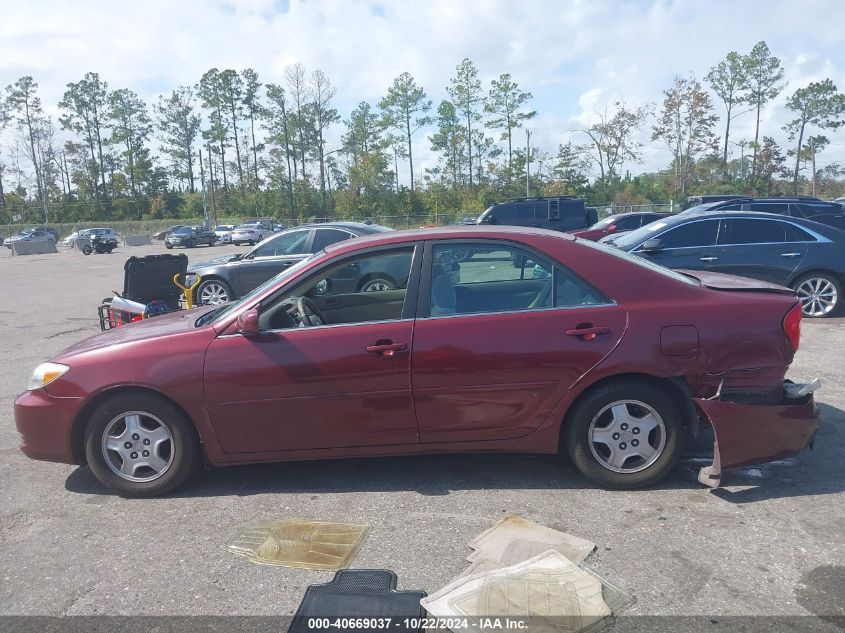 2003 Toyota Camry Le V6 VIN: 4T1BF32K23U057316 Lot: 40669037