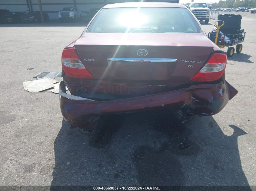 2003 Toyota Camry Le V6 VIN: 4T1BF32K23U057316 Lot: 40669037