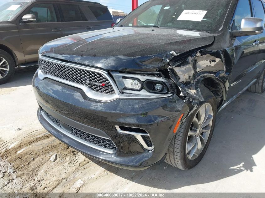 2022 Dodge Durango Citadel Awd VIN: 1C4SDJET9NC219051 Lot: 40669077