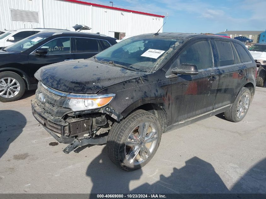 VIN 2FMDK3KC4EBB44916 2014 FORD EDGE no.2