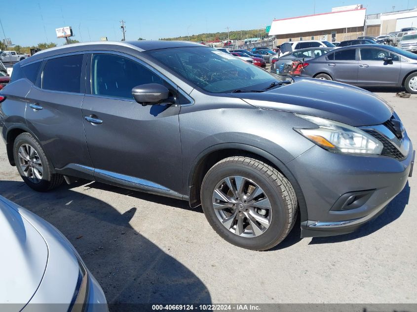 2015 Nissan Murano Sl VIN: 5N1AZ2MG3FN228286 Lot: 40669124