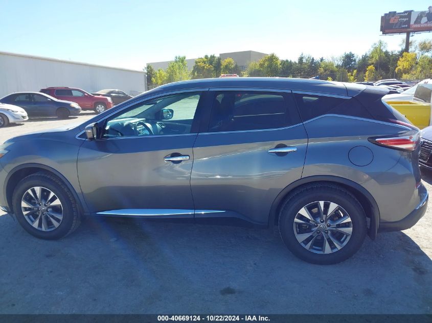 2015 Nissan Murano Sl VIN: 5N1AZ2MG3FN228286 Lot: 40669124