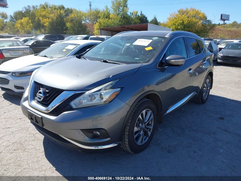 2015 Nissan Murano Sl VIN: 5N1AZ2MG3FN228286 Lot: 40669124