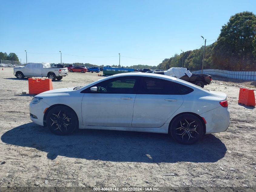 2015 Chrysler 200 S VIN: 1C3CCCBG8FN514985 Lot: 40669142