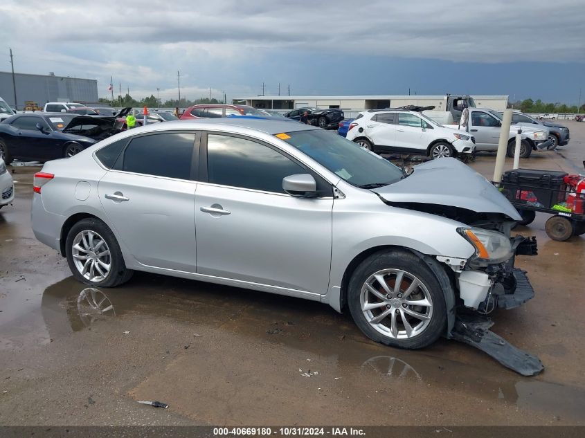 2015 Nissan Sentra S VIN: 3N1AB7AP4FY284091 Lot: 40669180