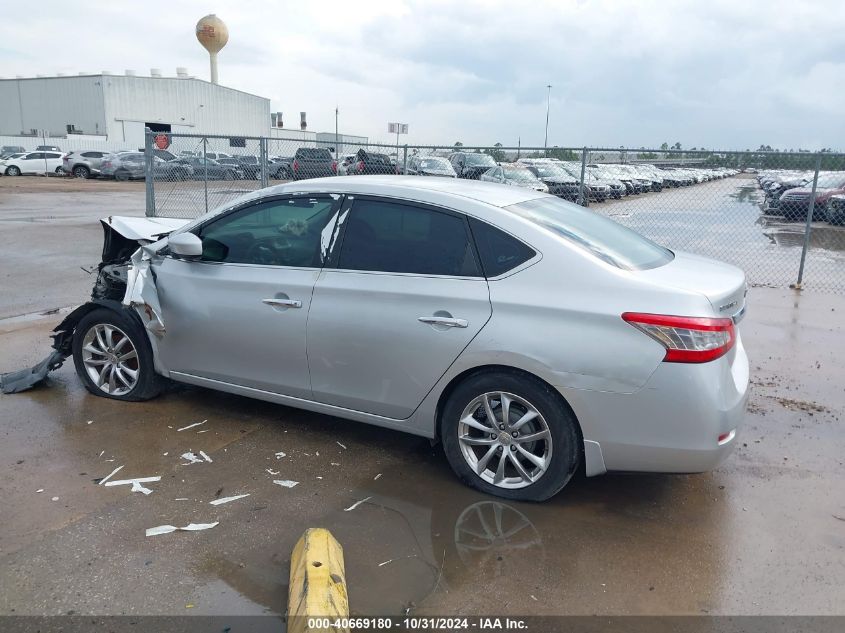 2015 Nissan Sentra S VIN: 3N1AB7AP4FY284091 Lot: 40669180