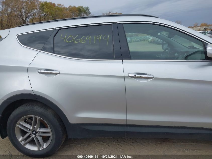 2018 Hyundai Santa Fe Sport 2.4L VIN: 5XYZU3LB2JG503941 Lot: 40669194