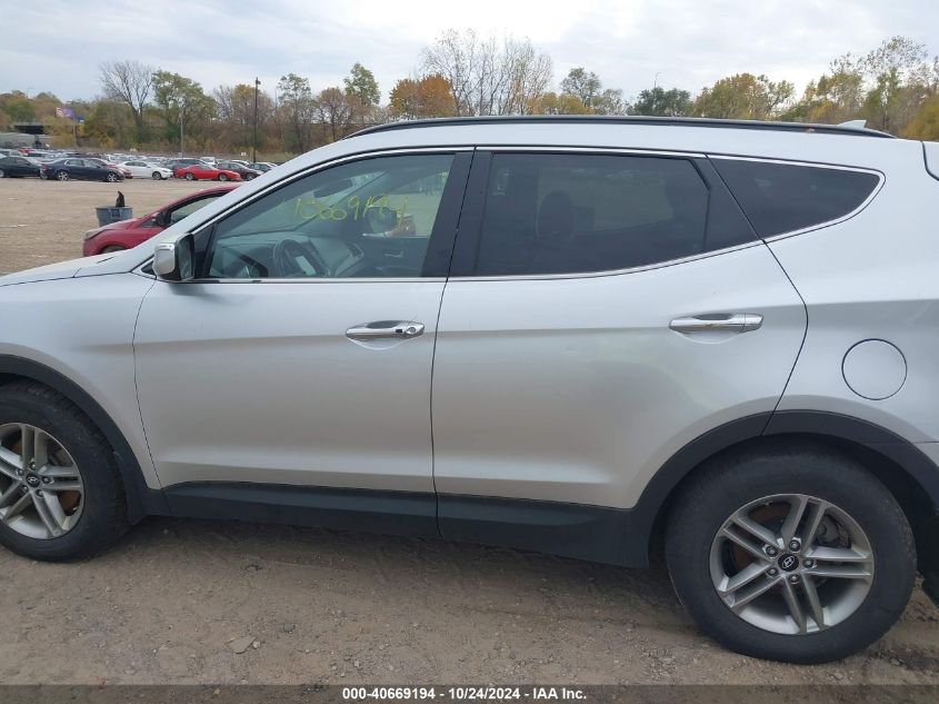 2018 Hyundai Santa Fe Sport 2.4L VIN: 5XYZU3LB2JG503941 Lot: 40669194