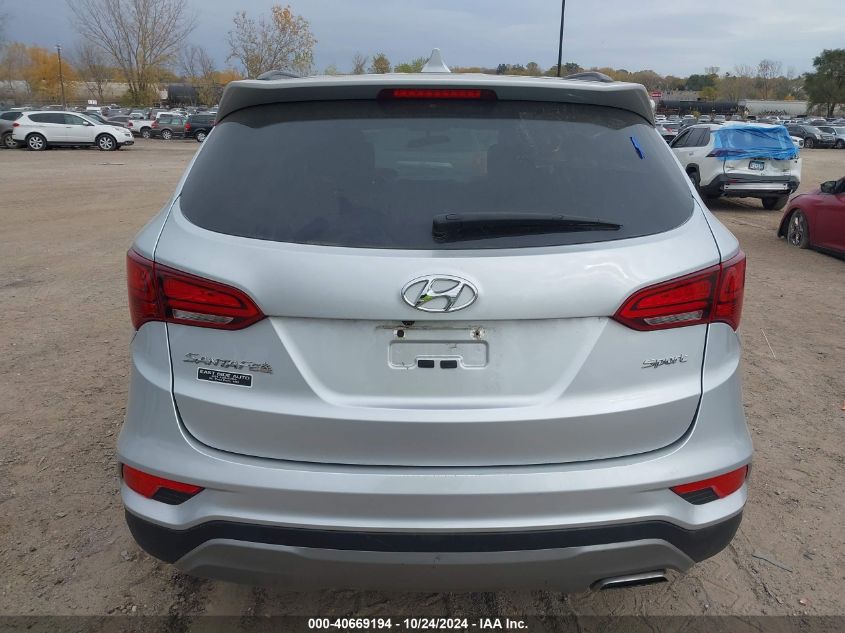 2018 Hyundai Santa Fe Sport 2.4L VIN: 5XYZU3LB2JG503941 Lot: 40669194