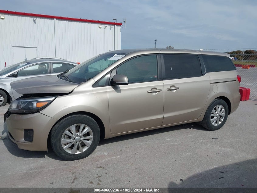 2017 KIA SEDONA LX - KNDMB5C11H6228417