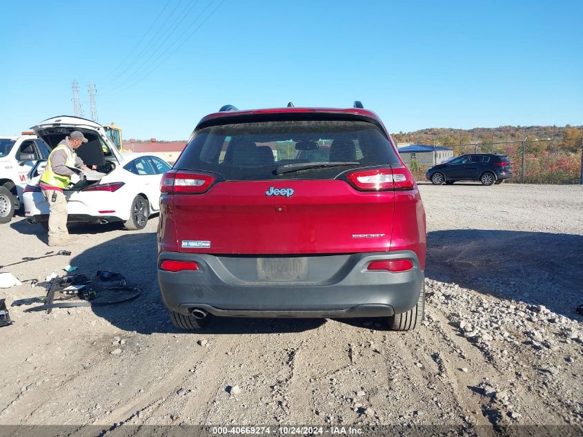 2016 Jeep Cherokee Sport VIN: 1C4PJLAB4GW126298 Lot: 40669274