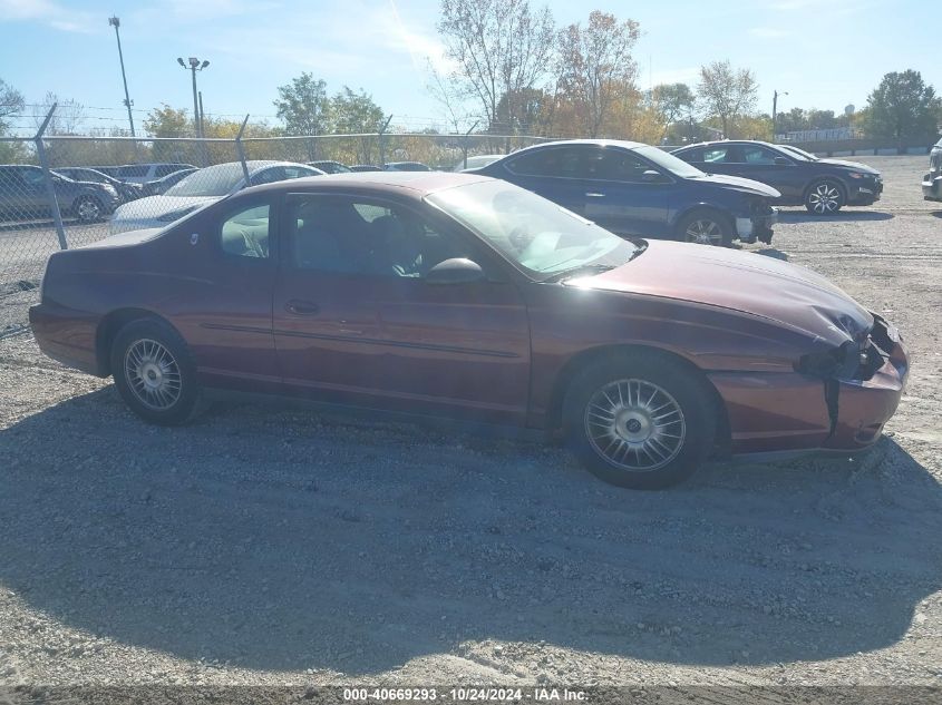 2001 Chevrolet Monte Carlo Ls VIN: 2G1WW12E919278743 Lot: 40669293