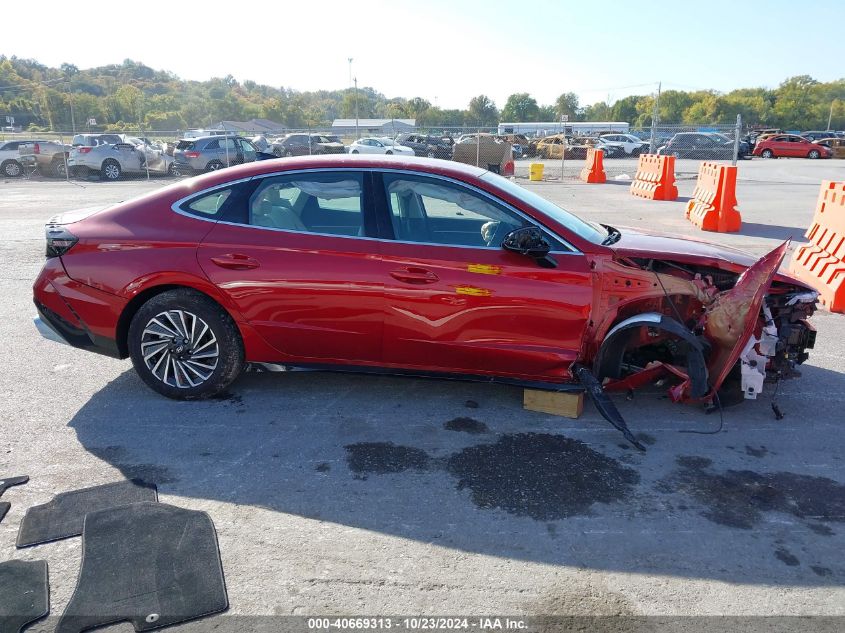 2024 Hyundai Sonata Hybrid Sel VIN: KMHL34JJ4RA092350 Lot: 40669313