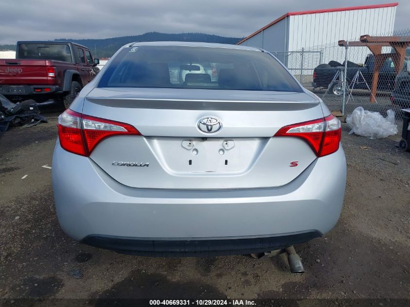 2015 Toyota Corolla S Plus VIN: 2T1BURHE6FC464619 Lot: 40669331