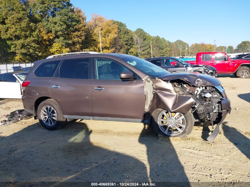 2016 Nissan Pathfinder S/Sv/Sl/Platinum VIN: 5N1AR2MM0GC626042 Lot: 40669361