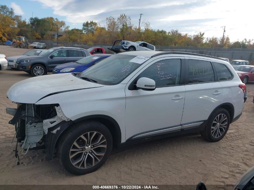 2016 Mitsubishi Outlander Sel VIN: JA4AZ3A35GZ036125 Lot: 40669376