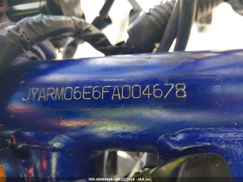 2015 YAMAHA FZ07 JYARM06E6FA004678