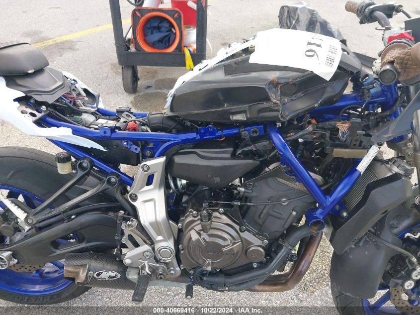 2015 YAMAHA FZ07 JYARM06E6FA004678