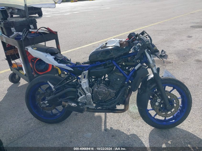 2015 YAMAHA FZ07 JYARM06E6FA004678