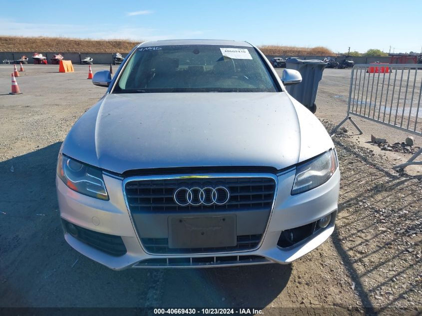 2009 Audi A4 2.0T Premium VIN: WAUSF78K19N041370 Lot: 40669430