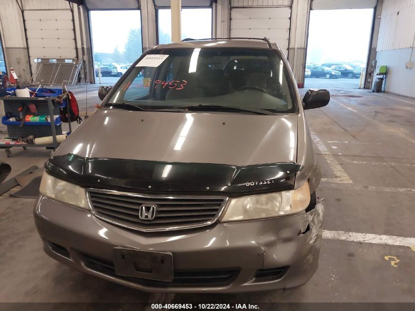 2000 Honda Odyssey Lx VIN: 2HKRL1856YH624291 Lot: 40669453