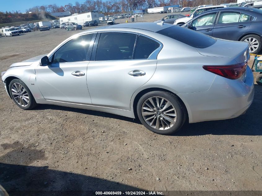 2018 Infiniti Q50 3.0T Luxe VIN: JN1EV7AR2JM433183 Lot: 40669459