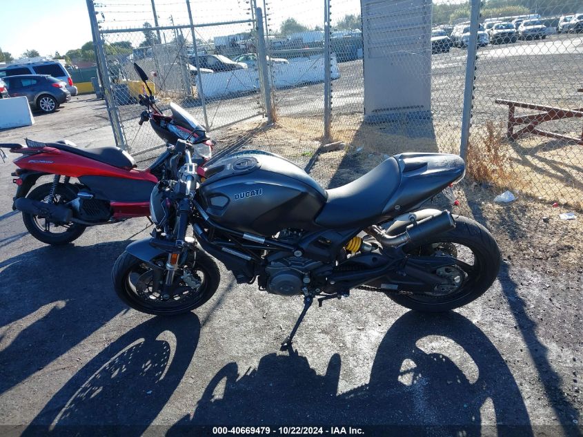 2014 Ducati Monster 696 VIN: ZDM1RADN0EB073651 Lot: 40669479