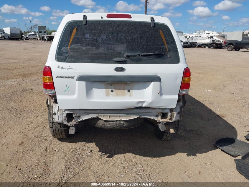 2006 Ford Escape Xls/Xls Manual VIN: 1FMYU02Z66KA55676 Lot: 40669514