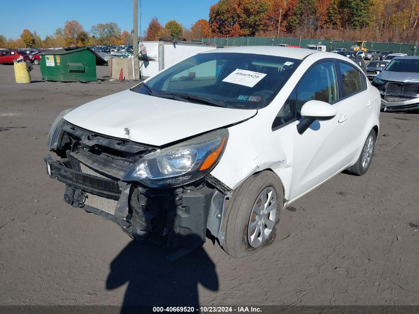 2016 Kia Rio Lx VIN: KNADM4A36G6660117 Lot: 40669520