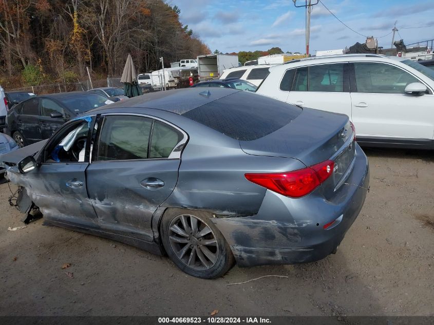 2014 Infiniti Q50 Premium VIN: JN1BV7AR9EM680502 Lot: 40669523