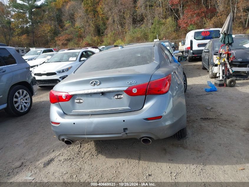 2014 Infiniti Q50 Premium VIN: JN1BV7AR9EM680502 Lot: 40669523