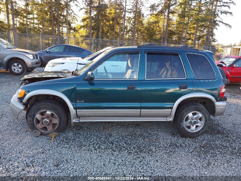 2000 Kia Sportage Ex VIN: KNDJA723XY5627126 Lot: 40669541