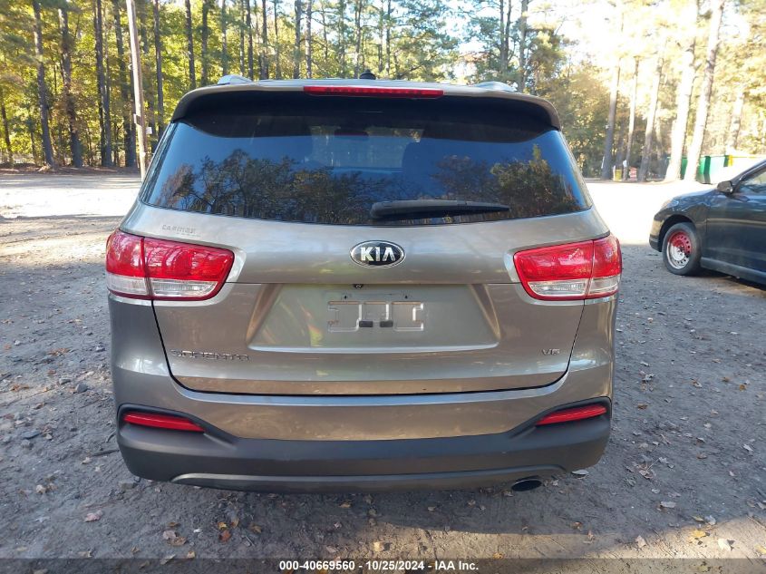 2016 Kia Sorento 3.3L Lx VIN: 5XYPG4A51GG081395 Lot: 40669560