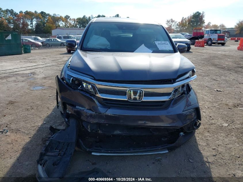 2019 Honda Pilot Ex-L VIN: 5FNYF6H50KB101452 Lot: 40669564