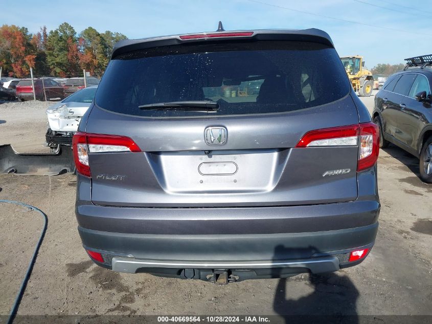 2019 Honda Pilot Ex-L VIN: 5FNYF6H50KB101452 Lot: 40669564